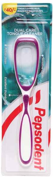 Pepsodent dual care tongue cleaner pack of 1